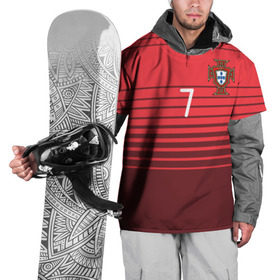 Накидка на куртку 3D с принтом Роналду сборная Португалии в Екатеринбурге, 100% полиэстер |  | cr7 | euro | real | ronaldo | евро | португалия | реал | роналдо