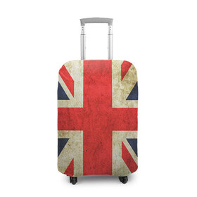 Чехол для чемодана 3D с принтом Великобритания в Екатеринбурге, 86% полиэфир, 14% спандекс | двустороннее нанесение принта, прорези для ручек и колес | great britain | the united kingdom of great britain | британия | великая британия | великобритания | государство | соединённое королевство | страна | флаг | флаги