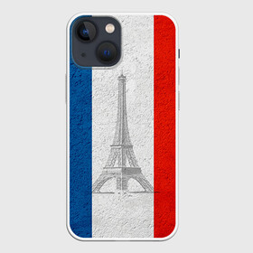 Чехол для iPhone 13 mini с принтом Франция в Екатеринбурге,  |  | country | france | государство | страна | флаг | флаги | франция
