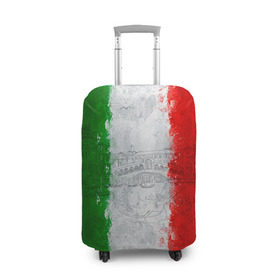 Чехол для чемодана 3D с принтом Италия в Екатеринбурге, 86% полиэфир, 14% спандекс | двустороннее нанесение принта, прорези для ручек и колес | country | italy | государство | италия | страна | флаг | флаги