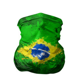 Бандана-труба 3D с принтом Бразилия в Екатеринбурге, 100% полиэстер, ткань с особыми свойствами — Activecool | плотность 150‒180 г/м2; хорошо тянется, но сохраняет форму | brazil | country | бразилия | государство | страна | флаг | флаги