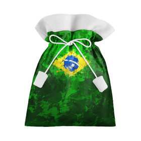 Подарочный 3D мешок с принтом Бразилия в Екатеринбурге, 100% полиэстер | Размер: 29*39 см | Тематика изображения на принте: brazil | country | бразилия | государство | страна | флаг | флаги