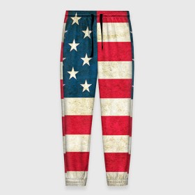 Мужские брюки 3D с принтом США в Екатеринбурге, 100% полиэстер | манжеты по низу, эластичный пояс регулируется шнурком, по бокам два кармана без застежек, внутренняя часть кармана из мелкой сетки | country | usa | америка | государство | соединённые штаты америки | страна | флаг | флаги | штаты