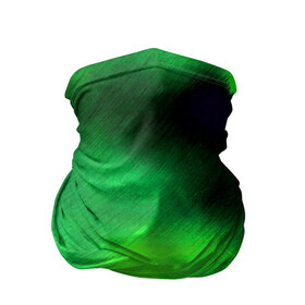 Бандана-труба 3D с принтом Заштриховка в Екатеринбурге, 100% полиэстер, ткань с особыми свойствами — Activecool | плотность 150‒180 г/м2; хорошо тянется, но сохраняет форму | зеленый | разводы | черный