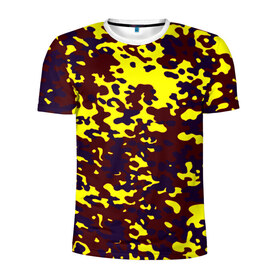 Мужская футболка 3D спортивная с принтом Полевой(пиксели) в Екатеринбурге, 100% полиэстер с улучшенными характеристиками | приталенный силуэт, круглая горловина, широкие плечи, сужается к линии бедра | camo | камо | камуфляж | цветной | яркий