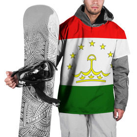 Накидка на куртку 3D с принтом Таджикистан в Екатеринбурге, 100% полиэстер |  | Тематика изображения на принте: нации | страна | флаг