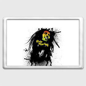 Магнит 45*70 с принтом Bob Marley в Екатеринбурге, Пластик | Размер: 78*52 мм; Размер печати: 70*45 | bob marley | боб марли | музыка | регги | ямайка