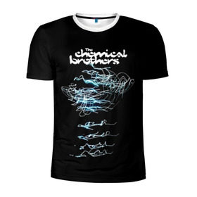 Мужская футболка 3D спортивная с принтом Chemical Brothers в Екатеринбурге, 100% полиэстер с улучшенными характеристиками | приталенный силуэт, круглая горловина, широкие плечи, сужается к линии бедра | big beat | chemical brothers | биг бит | бигбит | кемикал бразерс | электронная | электронная музыка