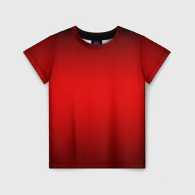 Детская футболка 3D с принтом Hot-Rod в Екатеринбурге, 100% гипоаллергенный полиэфир | прямой крой, круглый вырез горловины, длина до линии бедер, чуть спущенное плечо, ткань немного тянется | градиент | красный