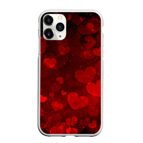 Чехол для iPhone 11 Pro Max матовый с принтом Сердечко в Екатеринбурге, Силикон |  | 14 февраля | красная | любовь | сердце