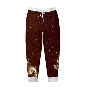 Мужские брюки 3D с принтом Old kosmos в Екатеринбурге, 100% полиэстер | манжеты по низу, эластичный пояс регулируется шнурком, по бокам два кармана без застежек, внутренняя часть кармана из мелкой сетки | вселенная | галактика | звезды | планеты | туманность