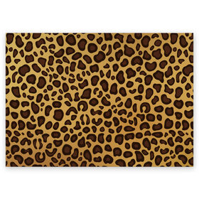 Поздравительная открытка с принтом Окрас леопарда в Екатеринбурге, 100% бумага | плотность бумаги 280 г/м2, матовая, на обратной стороне линовка и место для марки
 | арт | животные | леопард | окрас
