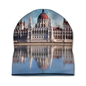 Шапка 3D с принтом Будапешт в Екатеринбурге, 100% полиэстер | универсальный размер, печать по всей поверхности изделия | budapest | europe | hungary | будапешт | венгрия | европа | ес | отпуск | туризм