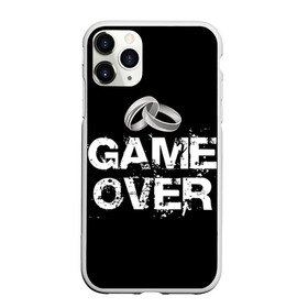 Чехол для iPhone 11 Pro Max матовый с принтом Game over в Екатеринбурге, Силикон |  | братва жениха | жених | мальчишник | мафия жениха