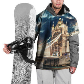 Накидка на куртку 3D с принтом Англия в Екатеринбурге, 100% полиэстер |  | england | europe | london | англия | биг бен | великобритания | высотки | королева | лондон | мегаполис | тауэрский мост | туризм