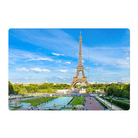 Магнитный плакат 3Х2 с принтом Париж в Екатеринбурге, Полимерный материал с магнитным слоем | 6 деталей размером 9*9 см | france | paris | париж | франция | эйфелева башня