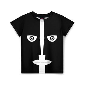 Детская футболка 3D с принтом Pink Floyd. The division bell в Екатеринбурге, 100% гипоаллергенный полиэфир | прямой крой, круглый вырез горловины, длина до линии бедер, чуть спущенное плечо, ткань немного тянется | Тематика изображения на принте: 