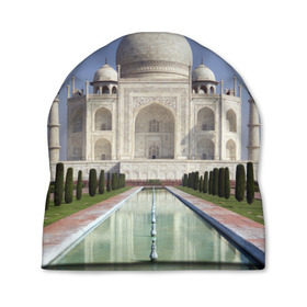 Шапка 3D с принтом Индия в Екатеринбурге, 100% полиэстер | универсальный размер, печать по всей поверхности изделия | goa | india | mumbai | new delhi | taj mahal | гоа | индия | каникулы | мавзолей | мечеть | мумбай | нью дели | отдых | отпуск | приключения | тадж махал | туризм