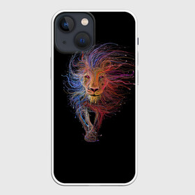 Чехол для iPhone 13 mini с принтом Лев в Екатеринбурге,  |  | leon | арт | зверь | лев | рисунок | царь