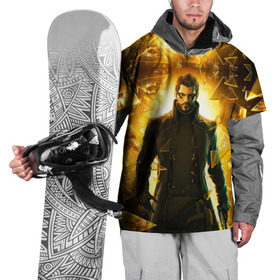 Накидка на куртку 3D с принтом Deus Ex в Екатеринбурге, 100% полиэстер |  | Тематика изображения на принте: deus ex | human revolution | mankind divided | адам дженсен | деус экс
