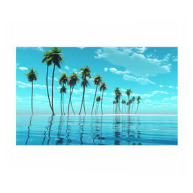 Бумага для упаковки 3D с принтом Фиджи в Екатеринбурге, пластик и полированная сталь | круглая форма, металлическое крепление в виде кольца | архипелаг | загар | каникулы | королевство | море | остров | отдых | отпуск | пальмы | песок | рай | солнце | тихий океан | туризм | фиджи