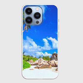 Чехол для iPhone 13 Pro с принтом Сейшельские острова в Екатеринбурге,  |  | seychelles | восточная африка | индийский океан | каникулы | море | островное государство | отдых | отпуск | пальмы | песок | пляж | приключение | путешествие | рай | сейшелы | сейшельские острова | туризм