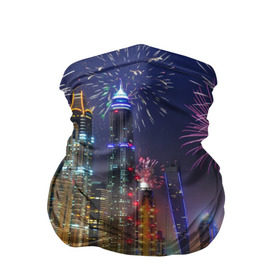Бандана-труба 3D с принтом Салют в Дубае в Екатеринбурге, 100% полиэстер, ткань с особыми свойствами — Activecool | плотность 150‒180 г/м2; хорошо тянется, но сохраняет форму | dubai | абу даби | арабские эмираты | ближний восток | богатство | бурдж халифа | дубай | изобилие | каникулы | мегаполис | нефть | оаэ | отпуск | персидский залив | праздник | роскошь | салют