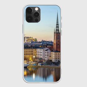 Чехол для iPhone 12 Pro Max с принтом Швеция в Екатеринбурге, Силикон |  | Тематика изображения на принте: europe | stockholm | sweden | европа | ес | каникулы | отпуск | стокгольм | туризм | швеция