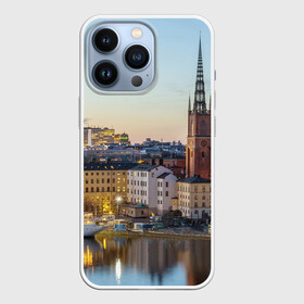 Чехол для iPhone 13 Pro с принтом Швеция в Екатеринбурге,  |  | Тематика изображения на принте: europe | stockholm | sweden | европа | ес | каникулы | отпуск | стокгольм | туризм | швеция