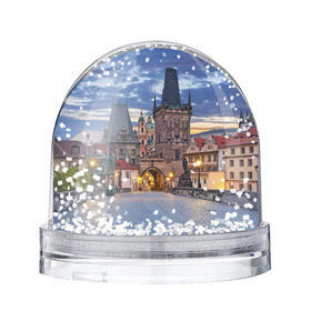 Снежный шар с принтом Прага в Екатеринбурге, Пластик | Изображение внутри шара печатается на глянцевой фотобумаге с двух сторон | czech republic | europe | prague | европа | ес | каникулы | мосты | отпуск | прага | туризм | хоккей | чехия
