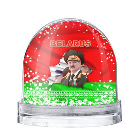 Снежный шар с принтом Belarus 18 в Екатеринбурге, Пластик | Изображение внутри шара печатается на глянцевой фотобумаге с двух сторон | belarus | беларусь | лукашенко | президент