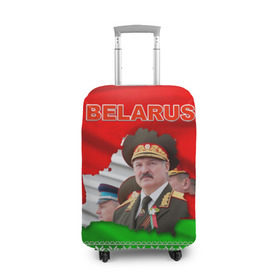 Чехол для чемодана 3D с принтом Belarus 18 в Екатеринбурге, 86% полиэфир, 14% спандекс | двустороннее нанесение принта, прорези для ручек и колес | belarus | беларусь | лукашенко | президент