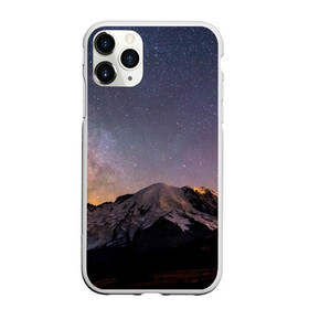 Чехол для iPhone 11 Pro матовый с принтом Звездное небо в Екатеринбурге, Силикон |  | Тематика изображения на принте: горы | звезды | космос | небо | ночь