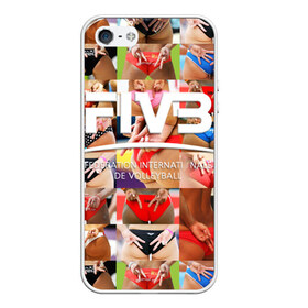 Чехол для iPhone 5/5S матовый с принтом Волейбол 1 в Екатеринбурге, Силикон | Область печати: задняя сторона чехла, без боковых панелей | fiv3 | volleyball | волейбол