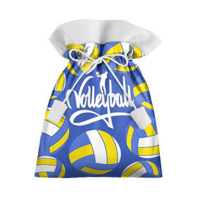 Подарочный 3D мешок с принтом Волейбол 6 в Екатеринбурге, 100% полиэстер | Размер: 29*39 см | Тематика изображения на принте: volleyball | волейбол