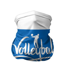 Бандана-труба 3D с принтом Волейбол 27 в Екатеринбурге, 100% полиэстер, ткань с особыми свойствами — Activecool | плотность 150‒180 г/м2; хорошо тянется, но сохраняет форму | Тематика изображения на принте: volleyball | волейбол