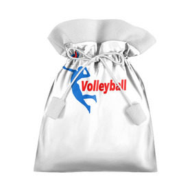 Подарочный 3D мешок с принтом Волейбол 31 в Екатеринбурге, 100% полиэстер | Размер: 29*39 см | Тематика изображения на принте: volleyball | волейбол