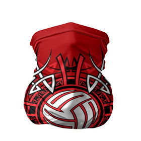 Бандана-труба 3D с принтом Волейбол 34 в Екатеринбурге, 100% полиэстер, ткань с особыми свойствами — Activecool | плотность 150‒180 г/м2; хорошо тянется, но сохраняет форму | Тематика изображения на принте: volleyball | волейбол