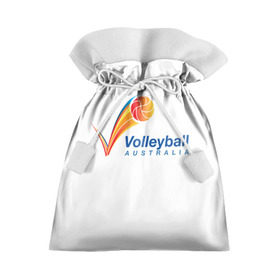 Подарочный 3D мешок с принтом Волейбол 72 в Екатеринбурге, 100% полиэстер | Размер: 29*39 см | australia | volleyball | волейбол