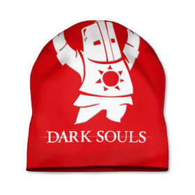Шапка 3D с принтом Dark Souls 1 в Екатеринбурге, 100% полиэстер | универсальный размер, печать по всей поверхности изделия | dark souls | praise the sun | you died | дарк соулс