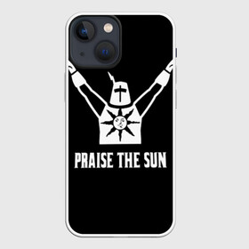 Чехол для iPhone 13 mini с принтом Dark Souls 5 в Екатеринбурге,  |  | dark souls | praise the sun | you died | дарк соулс