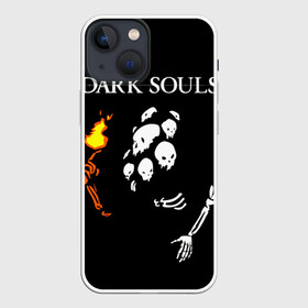 Чехол для iPhone 13 mini с принтом Dark Souls 13 в Екатеринбурге,  |  | dark souls | praise the sun | you died | дарк соулс