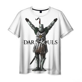 Мужская футболка 3D с принтом Dark Souls 14 в Екатеринбурге, 100% полиэфир | прямой крой, круглый вырез горловины, длина до линии бедер | 