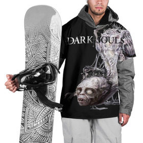 Накидка на куртку 3D с принтом Dark Souls 31 в Екатеринбурге, 100% полиэстер |  | dark souls | praise the sun | you died | дарк соулс