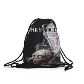 Рюкзак-мешок 3D с принтом Dark Souls 31 в Екатеринбурге, 100% полиэстер | плотность ткани — 200 г/м2, размер — 35 х 45 см; лямки — толстые шнурки, застежка на шнуровке, без карманов и подкладки | dark souls | praise the sun | you died | дарк соулс