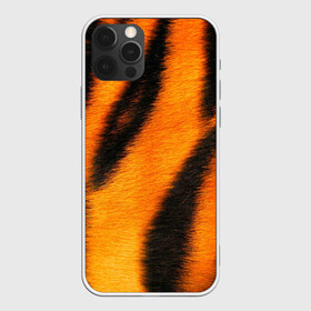 Чехол для iPhone 12 Pro Max с принтом Шкура тигра в Екатеринбурге, Силикон |  | Тематика изображения на принте: кошка | полосатая | текстуры | тигр