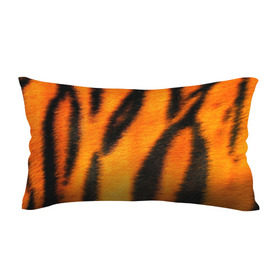 Подушка 3D антистресс с принтом Шкура тигра в Екатеринбурге, наволочка — 100% полиэстер, наполнитель — вспененный полистирол | состоит из подушки и наволочки на молнии | Тематика изображения на принте: кошка | полосатая | текстуры | тигр