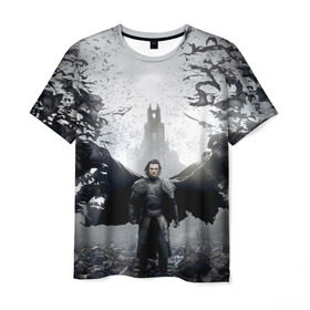 Мужская футболка 3D с принтом Дракула в Екатеринбурге, 100% полиэфир | прямой крой, круглый вырез горловины, длина до линии бедер | дракула | фильм