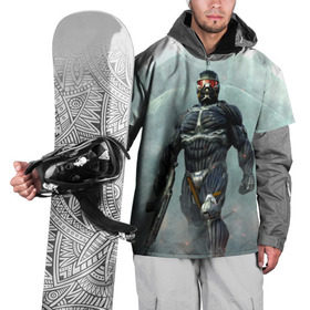 Накидка на куртку 3D с принтом Crysis в Екатеринбурге, 100% полиэстер |  | Тематика изображения на принте: крайзис | пророк