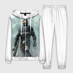 Мужской костюм 3D с принтом Crysis в Екатеринбурге, 100% полиэстер | Манжеты и пояс оформлены тканевой резинкой, двухслойный капюшон со шнурком для регулировки, карманы спереди | крайзис | пророк